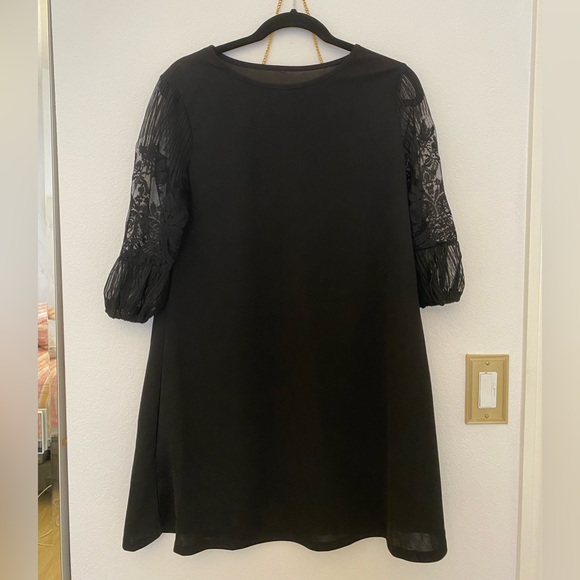 NWOT-Black Lace Dress - Picture 3 of 8